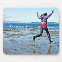 Walking on Water Mouse Pad