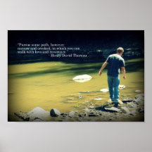 Walking- quote print