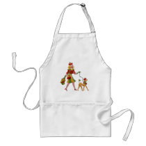 Walking the dog in style! apron
