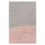 Walking through the Olgas Gorge, Australia Desert Custom Stationery
