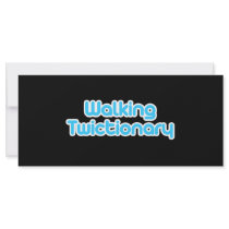 Walking twictionary