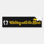 Walking with the Lord Bumper Sticker