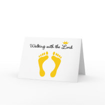 Walking with the Lord Card