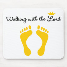 Walking with the Lord Mousepad