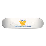 walking with wood custom skate board