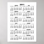 Wall Calendar 2011 Poster Print
