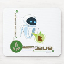 Wall*E with Eve the plant Disney Mouse Pads
