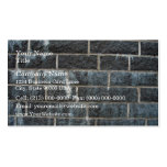 Wall Of Grungy Black Brick Business Cards
