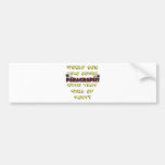 wall of text bumper sticker