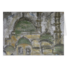 Wall Painting - Istanbul Greeting Card