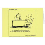 Wall Street and Main Street Greeting Card