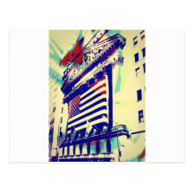 Wall Street Art Postcard