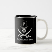 Wall Street Pirates Coffee Mugs