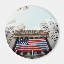 Wall Street Refrigerator Magnet