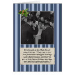 Wall Street Soup Kitchen Financial Crisis Card