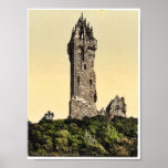 Wallace Statue I, Stirling, Scotland classic Photo Poster