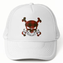 Wallace Tartan Skull