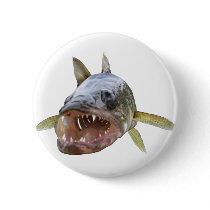 Walleye Face 8 Pinback Button