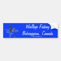 Walleye Fishing Outdoor Fisherman's Sporting Gift Bumper Sticker