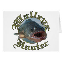 Walleye Hunter 2 Greeting Cards