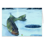 Walleye Ice Greeting Card