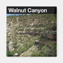 Walnut Canyon  NM Fridge Magnet