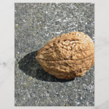 Walnut on a granule custom flyer