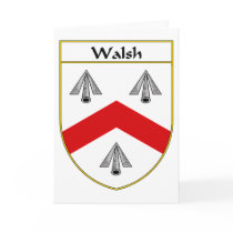 Walsh Coat of Arms/Family Crest Cards