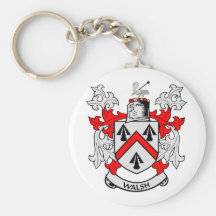 WALSH Coat of Arms Keychains