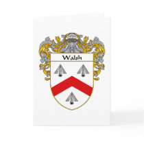 Walsh Coat of Arms (Mantled) Cards