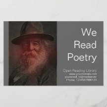 Walt Whitman Custom Flyer