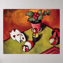 Walter Chen toys by August Macke Poster