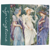 Walter Crane: Signs of Spring Vinyl Binders
