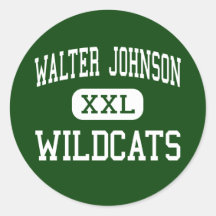 Walter Johnson - Wildcats - High - Bethesda Round Sticker