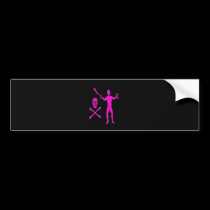 Walter Kennedy-Pink bumper stickers