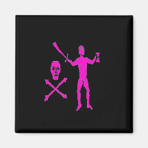 Walter Kennedy-Pink Refrigerator Magnet