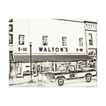 Walton's Five and Dime Gallery Wrapped Canvas