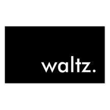 waltz. business card