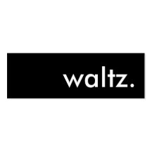 waltz. business card