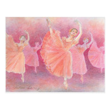 Waltz of the Flowers Postcard