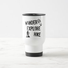 Wander, Explore, Hike Mugs