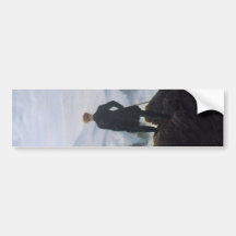 Wanderer above the Sea of Fog Bumper Stickers