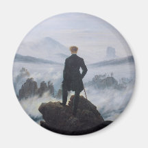 Wanderer above the Sea of Fog Magnet