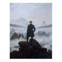 Wanderer above the Sea of Fog Postcard