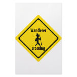 wanderer crossing icon stationery