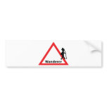wanderer fun icon bumper stickers