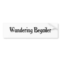 Wandering Beguiler Bumper Sticker