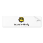 Wanderkönig bumper stickers
