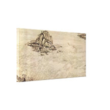 Wang Hui - one thousand miles along the Yangtze Stretched Canvas Prints