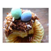 Wanna bite? postcard